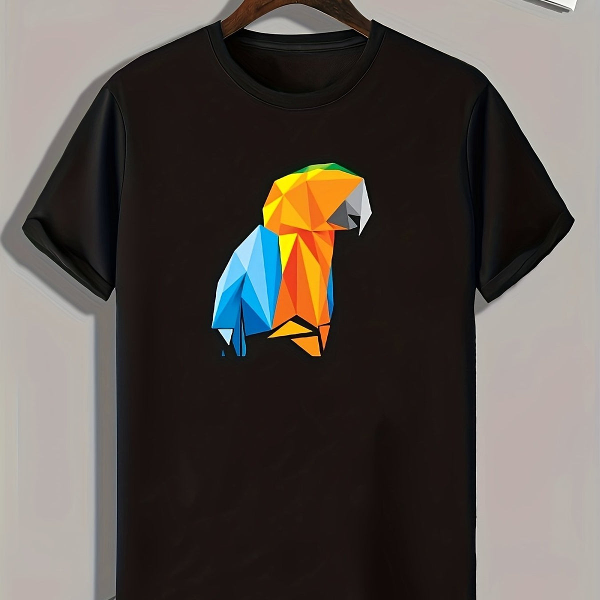 Parrot Pattern Print Men's Sports T-shirt - Fitness Clothing