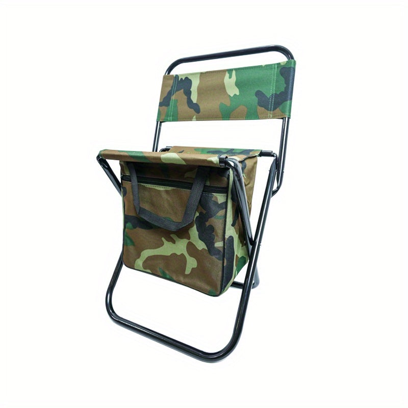 Camouflage Folding Backpack Chair For Outdoor Activities