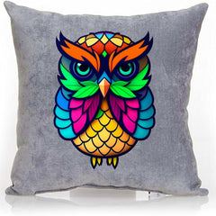 Colorful Owl Patches For Men Iron Transfer Clothes DIY Washable Patch