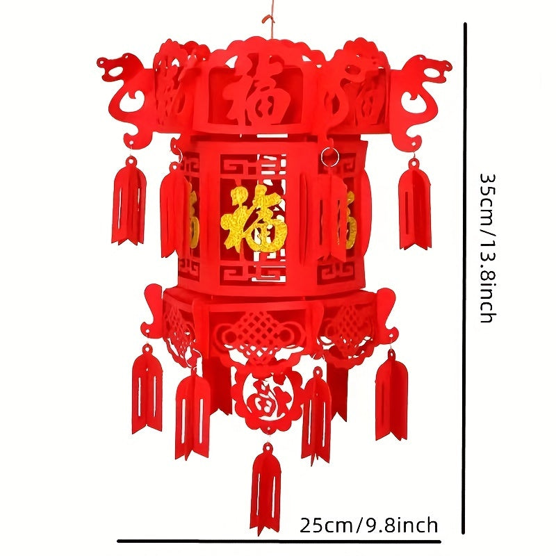 Red Lantern Palace Year Decoration DIY Wedding Pendant