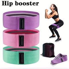 3pcs Squat Resistance Band Yoga Fitness Rope for Buttocks Lifting