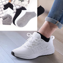 5 Pairs Women's Solid Boat Socks No Show Socks