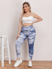  Camo High Rise Leggings with High Stretch
