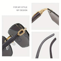 Men's Rhinestone Sunglasses for Sports Cycling UV Protection