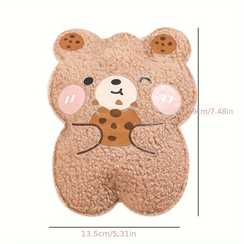 Cartoon Plush Hot Water Bag Teddy Soft Hand Warmer Office Outdoor Activities