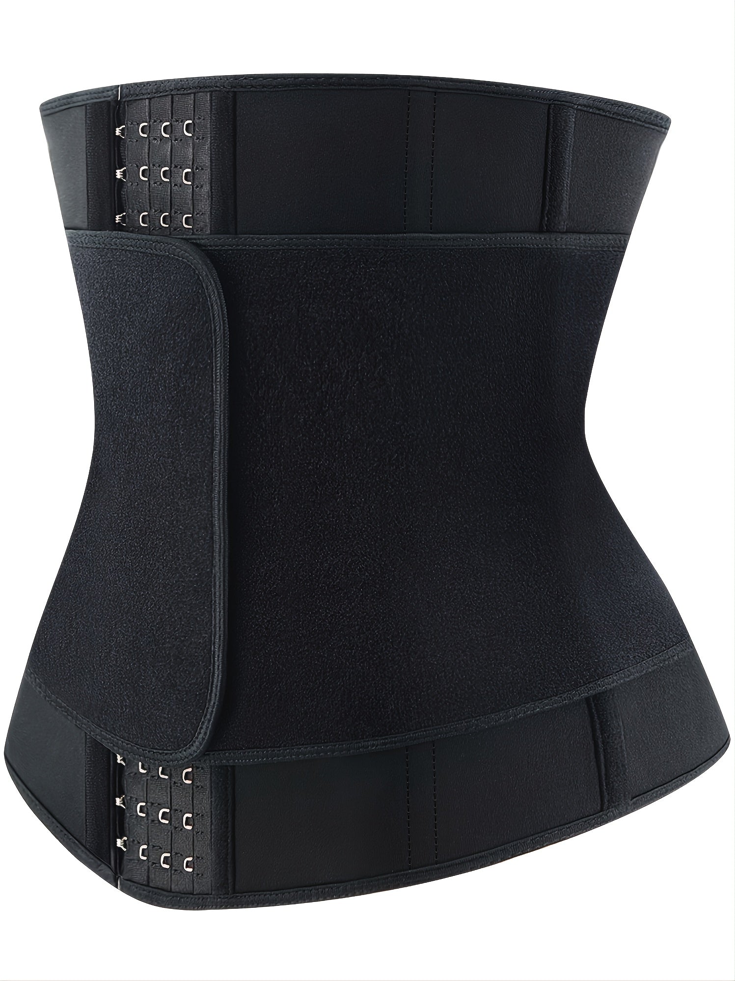 Women's Neoprene Waist Trainer with Double Belts High Stretch Fabric