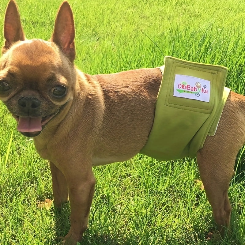 Washable Male Dog Belly Bands 4 Layers Maximum Protection Comfort