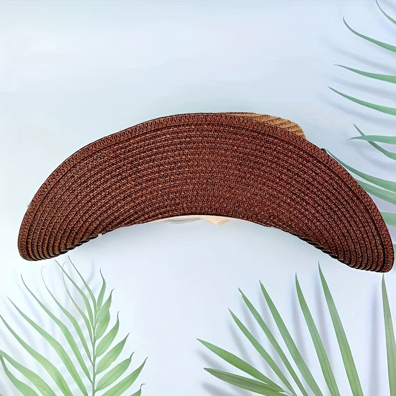 Stripe Cowboy Hat Stylish Sunshade Hat For Men