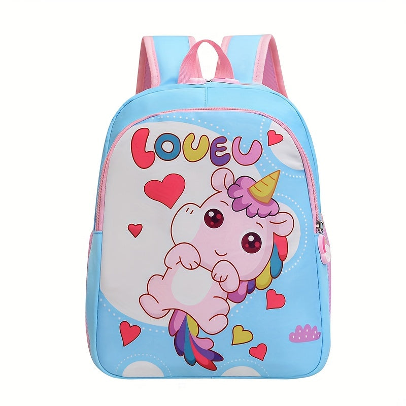 Kids Unicorn School Bag Kindergarten Backpack Spine Protection