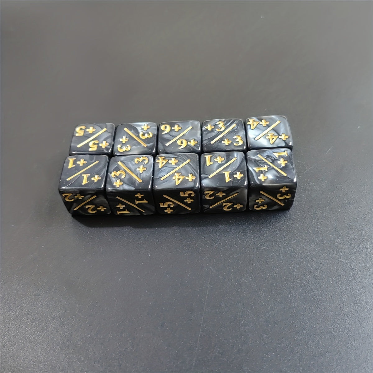10-Piece Set 1 Dual Energy Dice for Math Lessons & Table Games