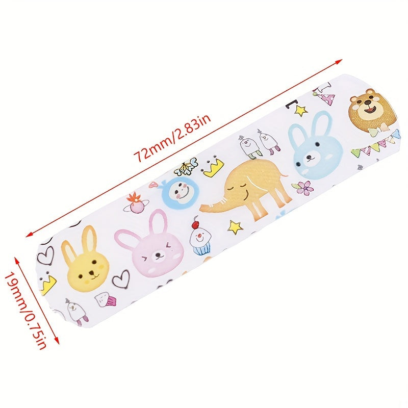 120PCS Transparent PE Cartoon Bandages Stickers