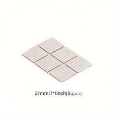 90pcs Furniture Mats Felt Mat Wood Floor Protector