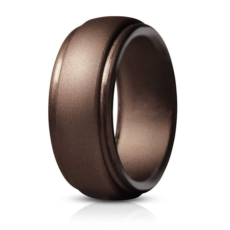 Silicone Wedding Band Ring Minimalistic Design