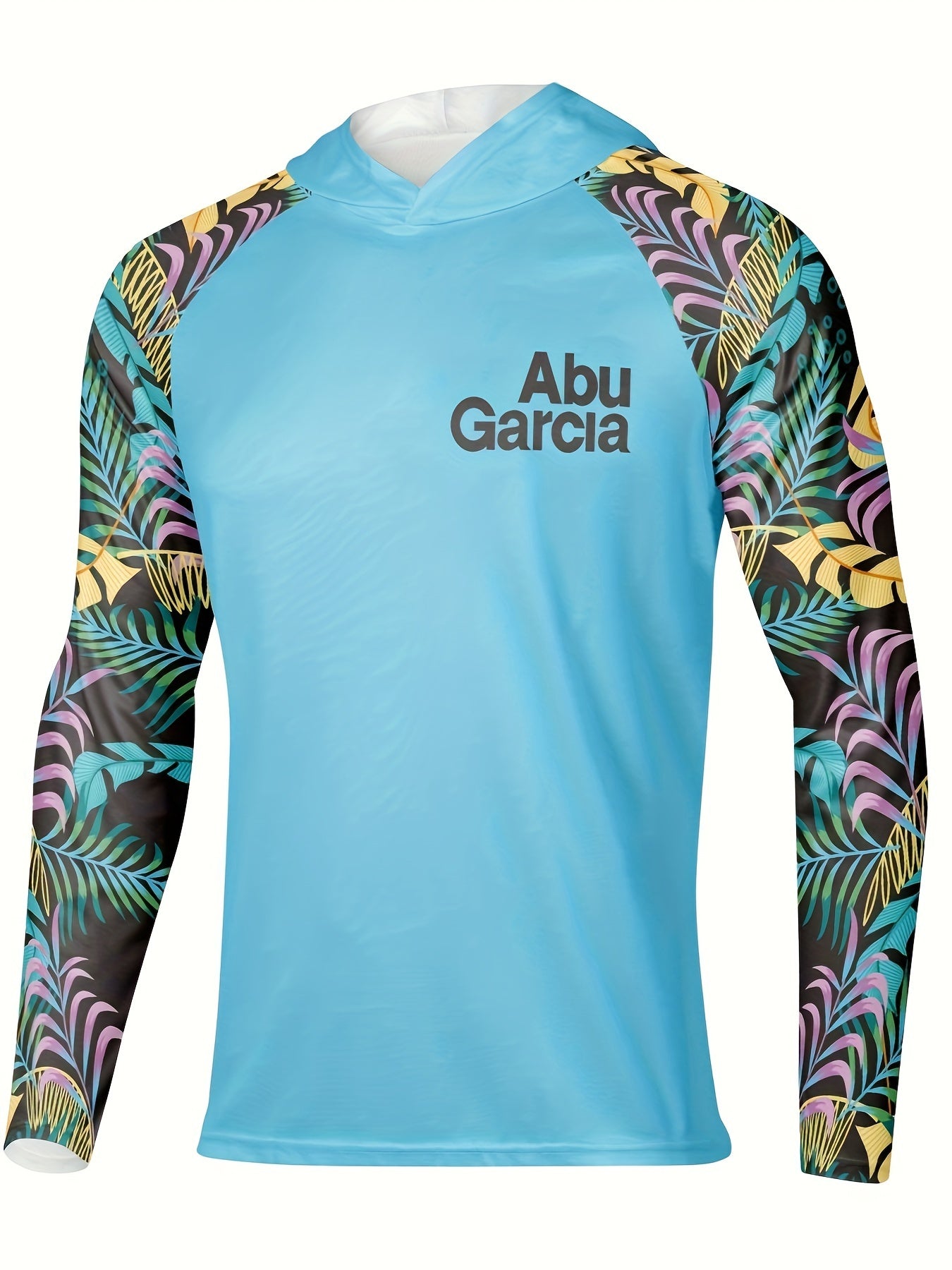 Men's Colorful Raglan Sleeve UPF 50 Sun Protection Hoodie Long Sleeve