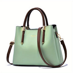 Classic Tote Satchel Bag All Match Storage Bag For Work