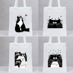 Cat Series Canvas Bag For Men