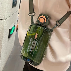 750ml Transparent Space Cup Fitness Water Bottle