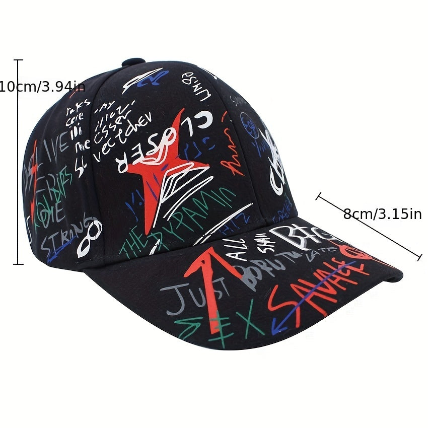 Graffiti Cap Street Baseball Hat for Students