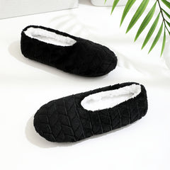 Men's Plush Cozy Bedroom Slippers Anti-Skid Indoor Shoes