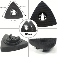 27pcs Swing Tool Detail Sand Pad Kit for Wood Plaster Surface Polishing