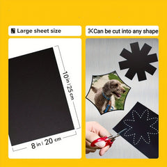 Adhesive Magnetic Sheets - Flexible Magnet Sheets - Self
