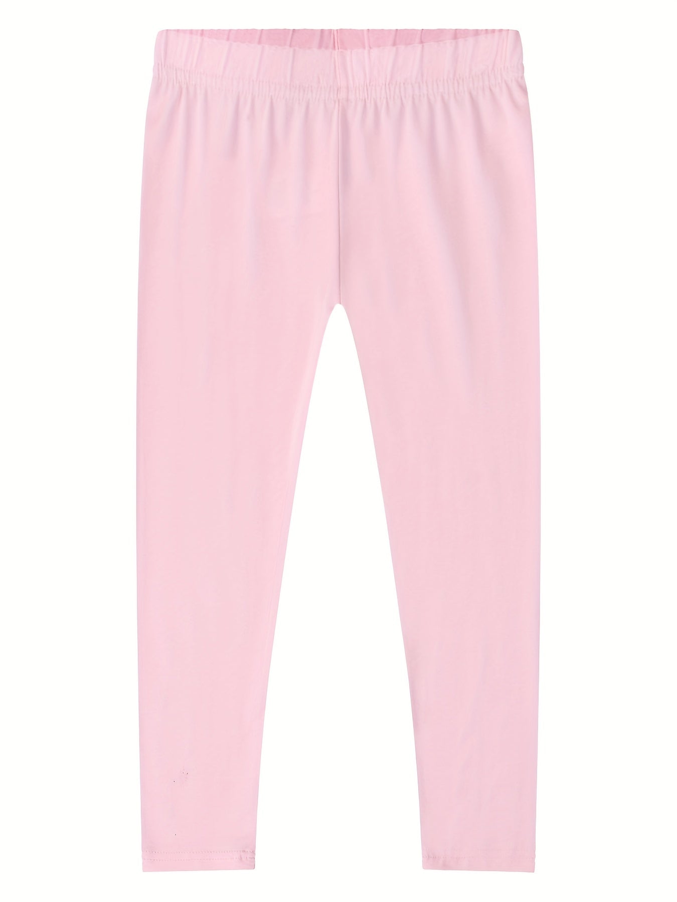 Girls' Cropped Leggings 4-Pack High Stretchy Slim Fit 2-8 Years Old