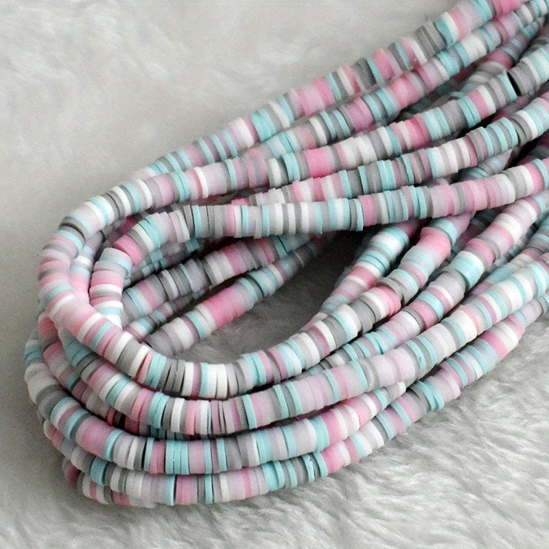 7mm Soft Ceramic Beads for Bracelets Necklaces Mixed Women's Accessories