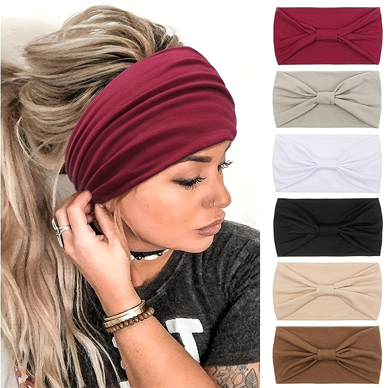 Elastic Wide Headband for Sports Exercise Yoga Non Slip Hair Accessories