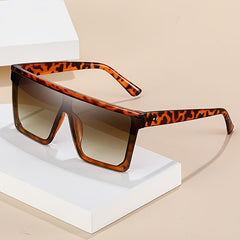 Big Frame One-piece Sunglasses Retro European American Couple Glasses