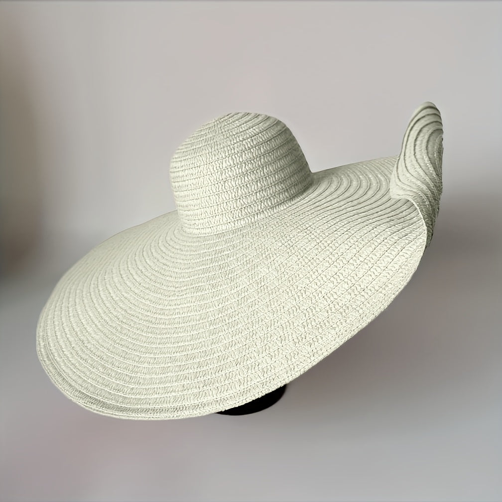 Floppy Sun Hat Wide Brim Beach Summer UV Protection Straw Hats