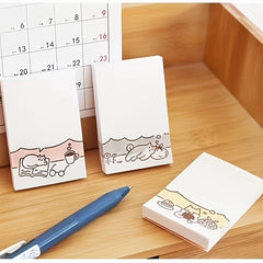 10pcs Cartoon Sticky Notes 80 Pages