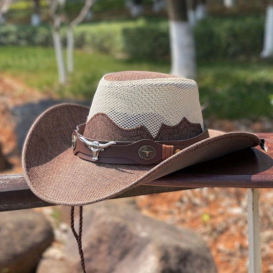 Breathable Sunshade Cowboy Hat for Outdoor Activities