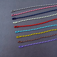 100pcs Colorful Bead Chain for Jewelry Making