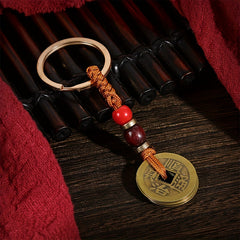 Lucky Ornaments Happy Year Coins Bring Wealth Success