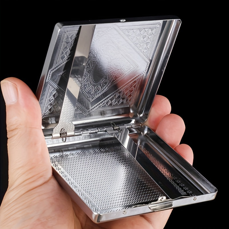 20pcs Stainless Steel Cigarette Box Anti-pressure Storage Box