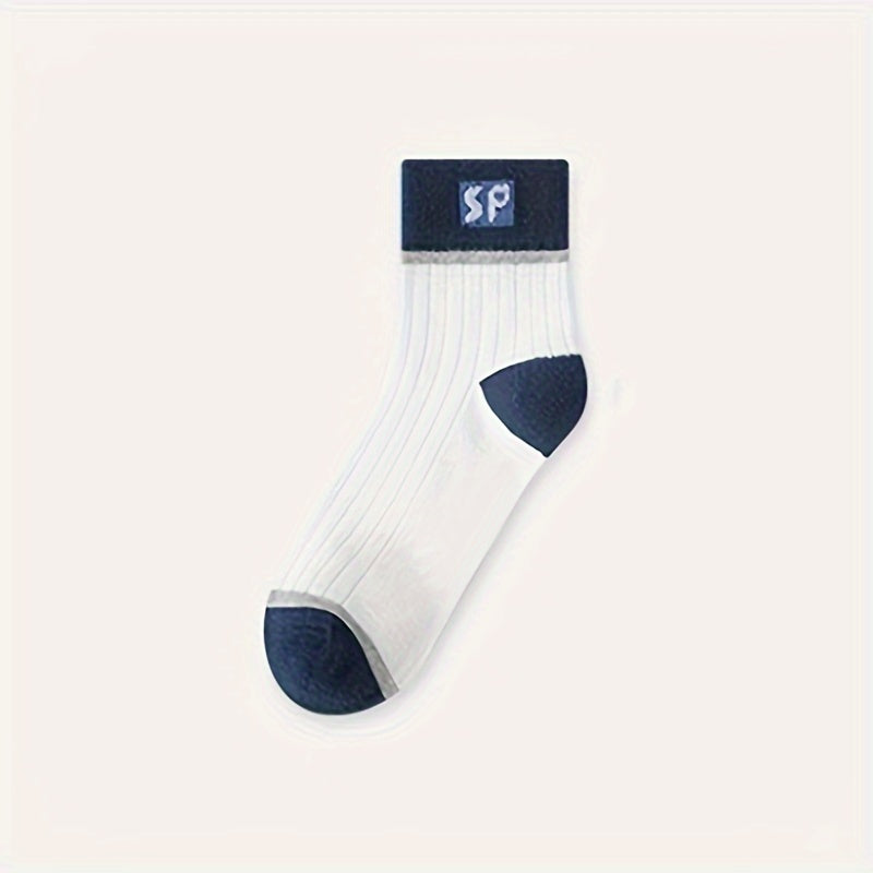 10 Pairs Letter Print Socks Women's Mid Tube Stockings