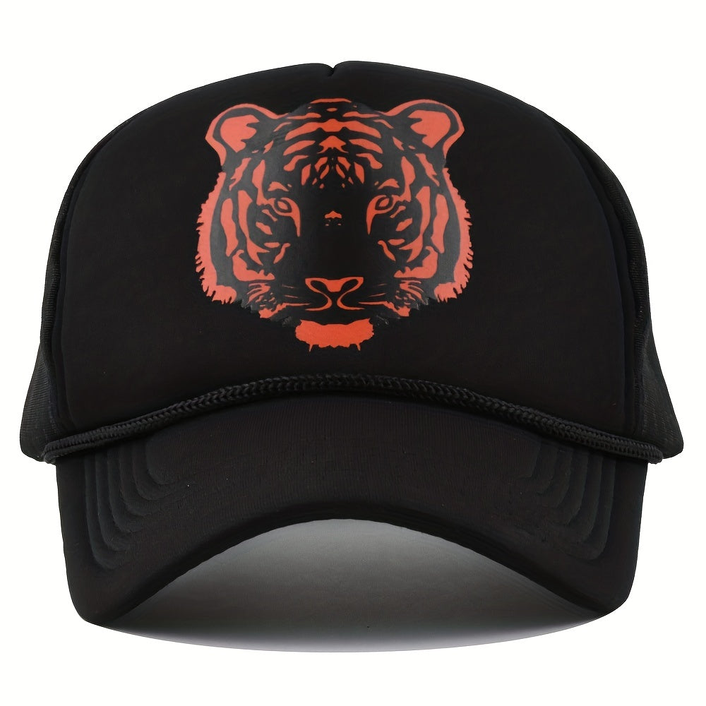 Men's Tiger Graphic Mesh Baseball Cap