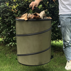 Foldable Oxford Cloth Garden Bucket Outdoor Trash Can