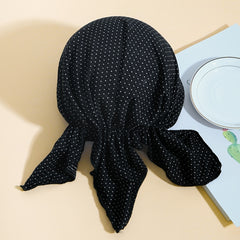 Polka Dot Turban Cap Lightweight Beanies Hair Caps Women's Headwear
