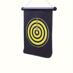 Double Sided Magnetic Dart Board with 4 Darts Set
