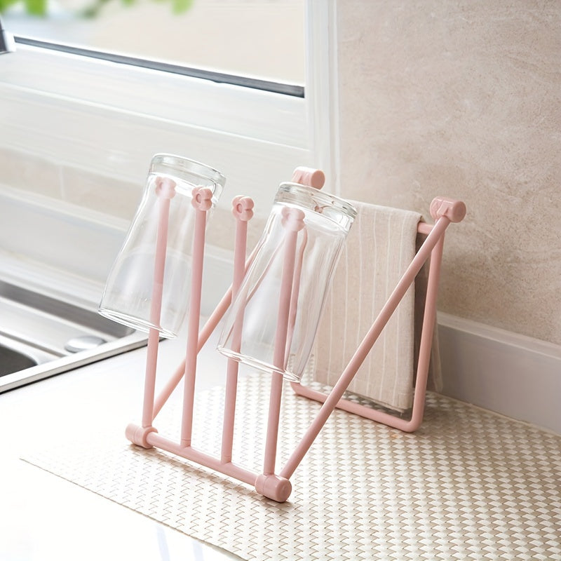 Foldable Plastic Towel Rack Kitchen Shelf Storage Sink Rag Rack