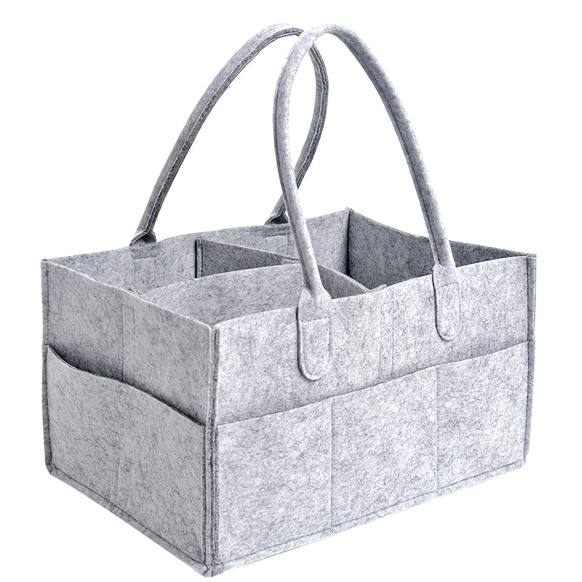 Gray Nursery Storage Box for Baby's Diapers, Nursery, Car