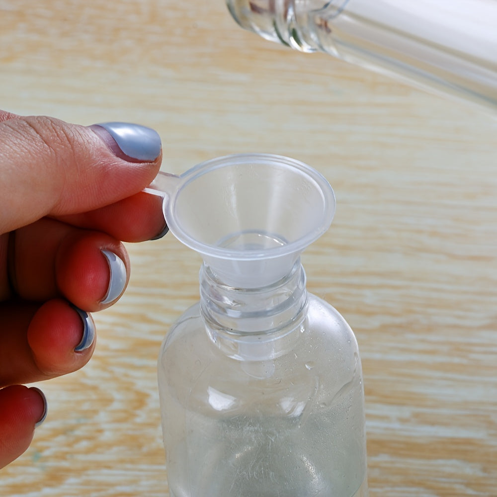 Mini Funnels Clear Plastic for Bottle Filling Perfumes Essential Oils
