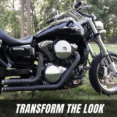 Motorcycle Fiberglass Heat Wrap Roll with Stainless Ties