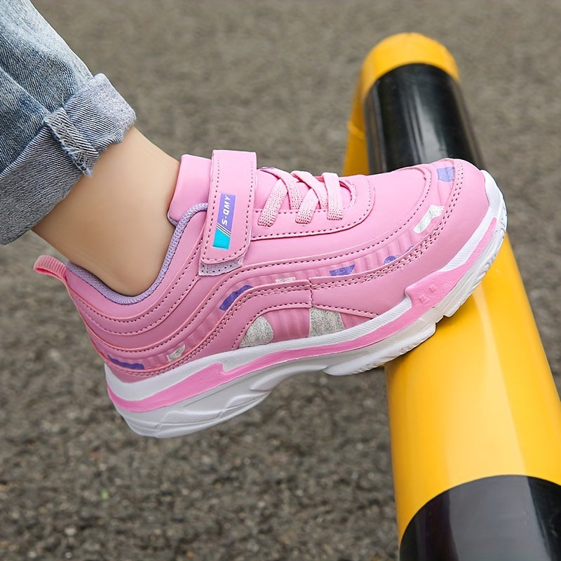 Girls Lightweight Anti Slip Sneakers For Outdoor Walking