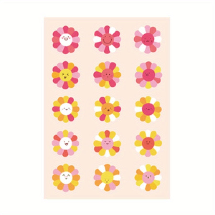 Washi Paper Sticker Flower Fruit Series Single Sheet