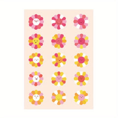 Washi Paper Sticker Flower Fruit Series Single Sheet