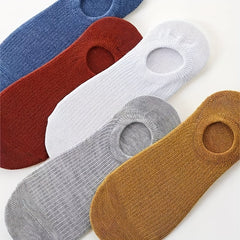 10 Pairs Ribbed No Show Socks Women's Ankle Lightweight Stockings