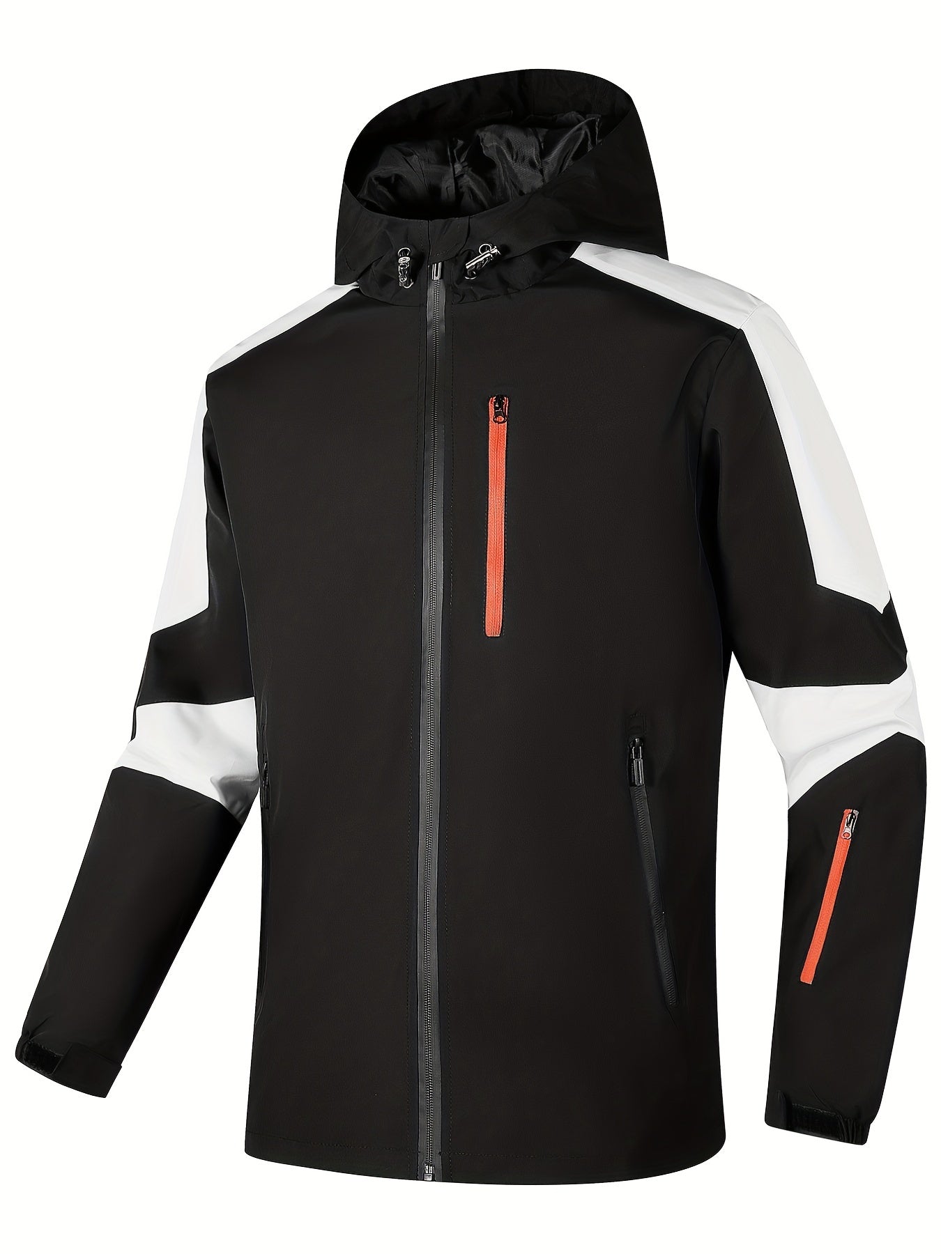 Men's Lightweight Windbreaker Jacket Zip Up Pockets