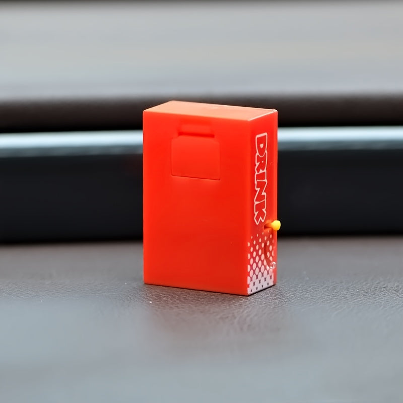 1:12 Scale Mini Vending Machine Sculpture for Micro Landscapes